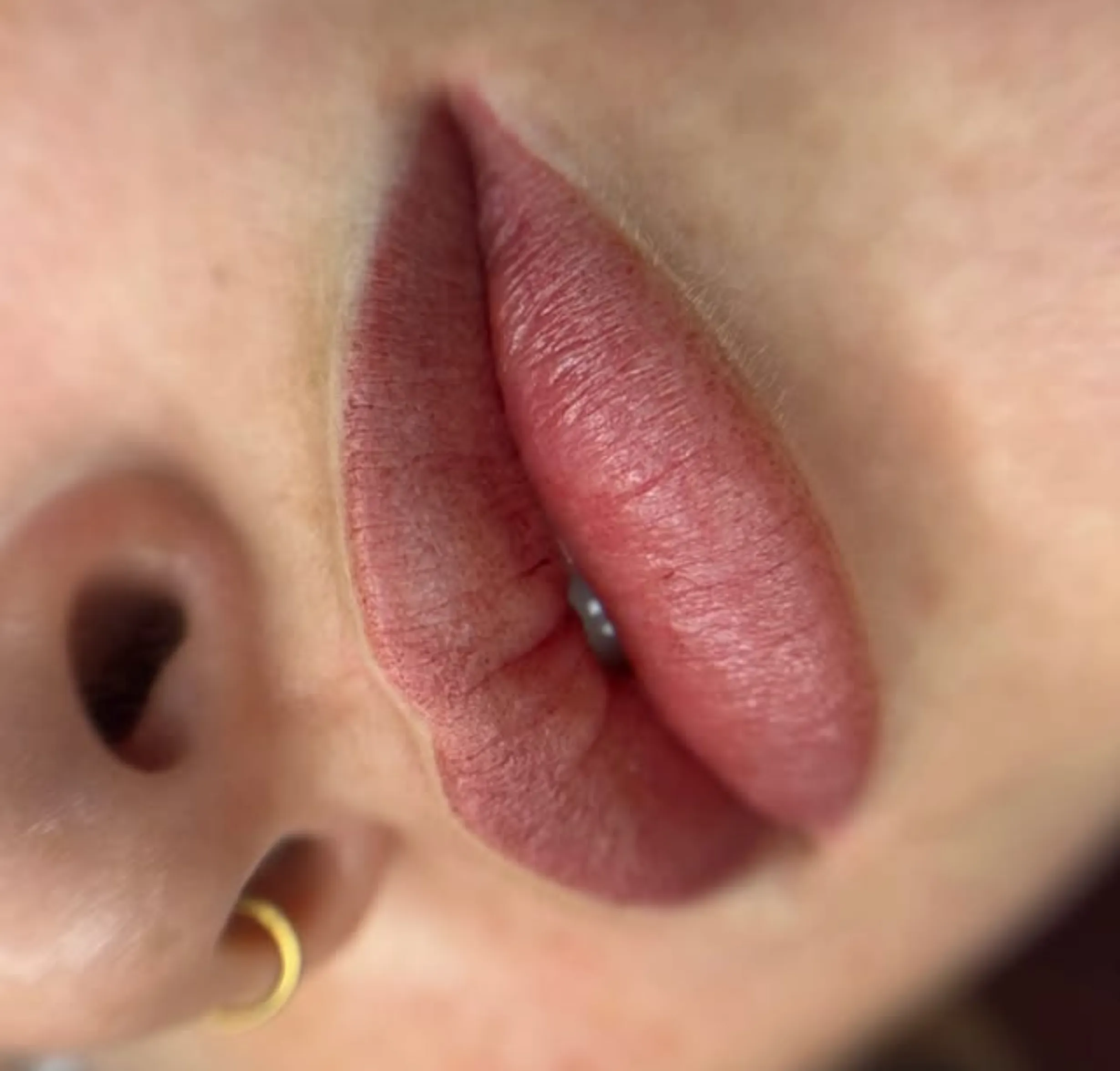 natural lip tattoo mature